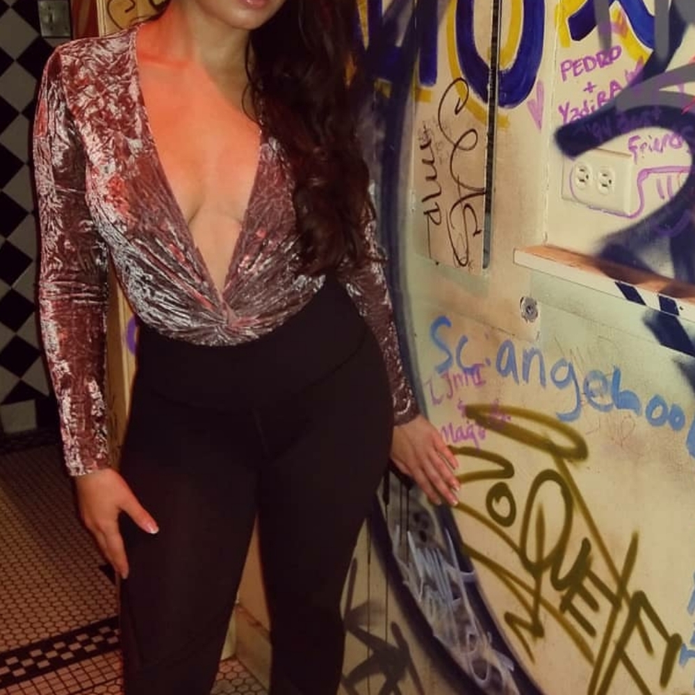 CRUSHED VELVET BODYSUIT
